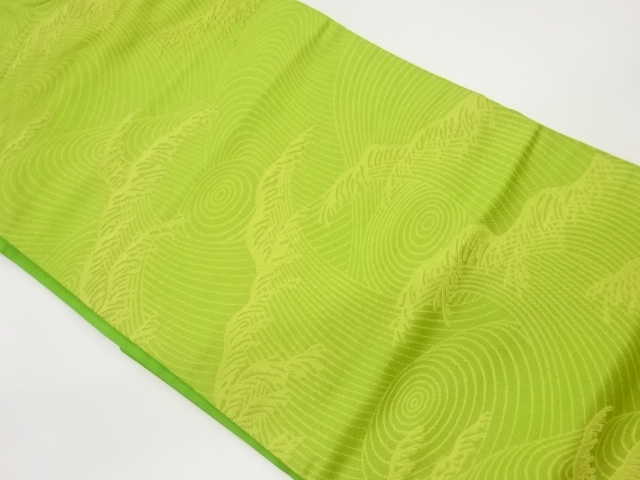 リサイクル　荒波模様織出し名古屋帯